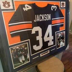 Bo Jackson custom framed jersey autographed
